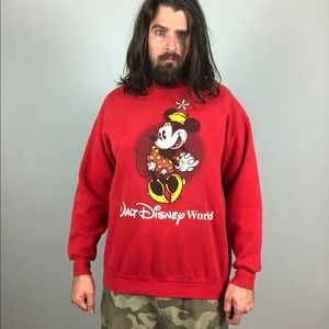 VINTAGE MINNIE WALT DISNEY WORLD PULL OVER SWEATSH